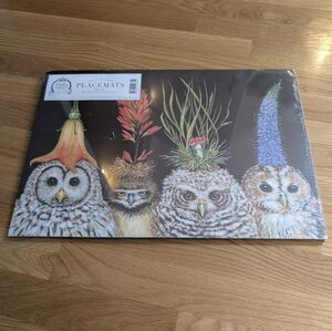 Hester & Cook Owl Placemats NWT